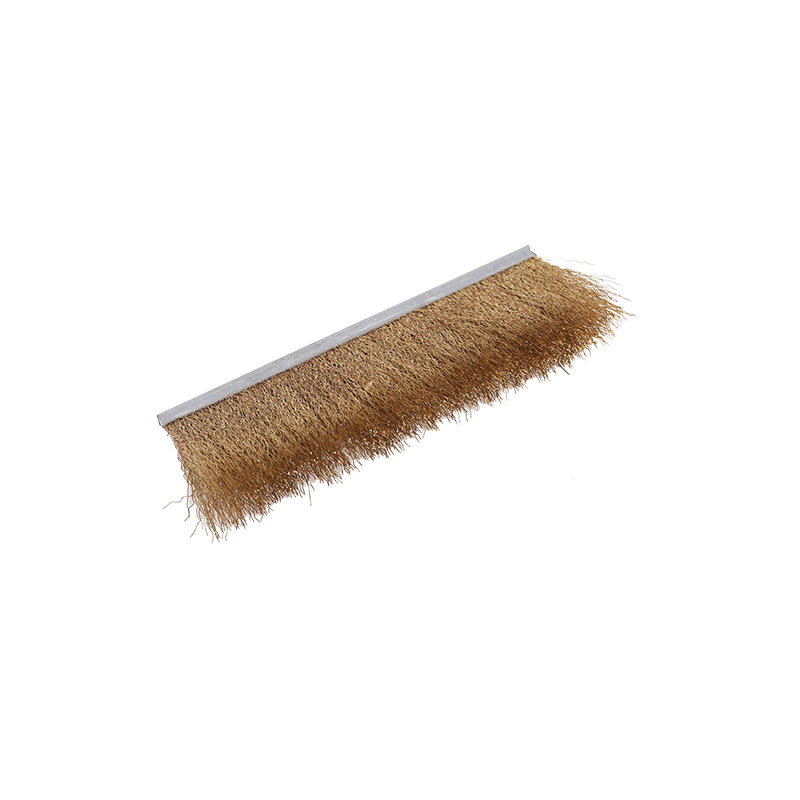 Brass wire strip brush