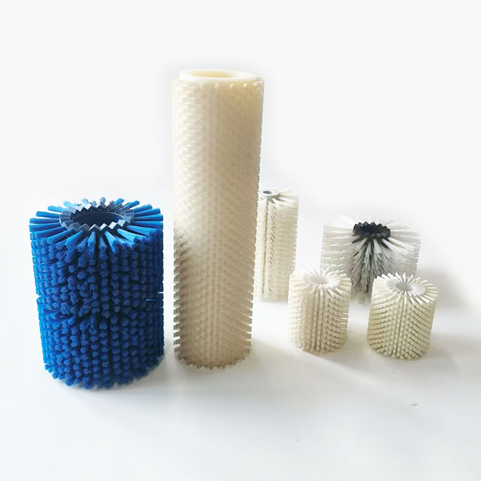 Cepillos cilíndricos para juego de grapas